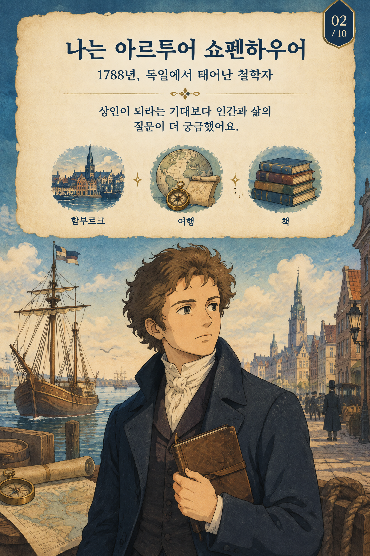 중3 학생을 위한 쇼펜하우어 자서전 — 내 삶과 생각을 내가 직접 들려준다면 2/10