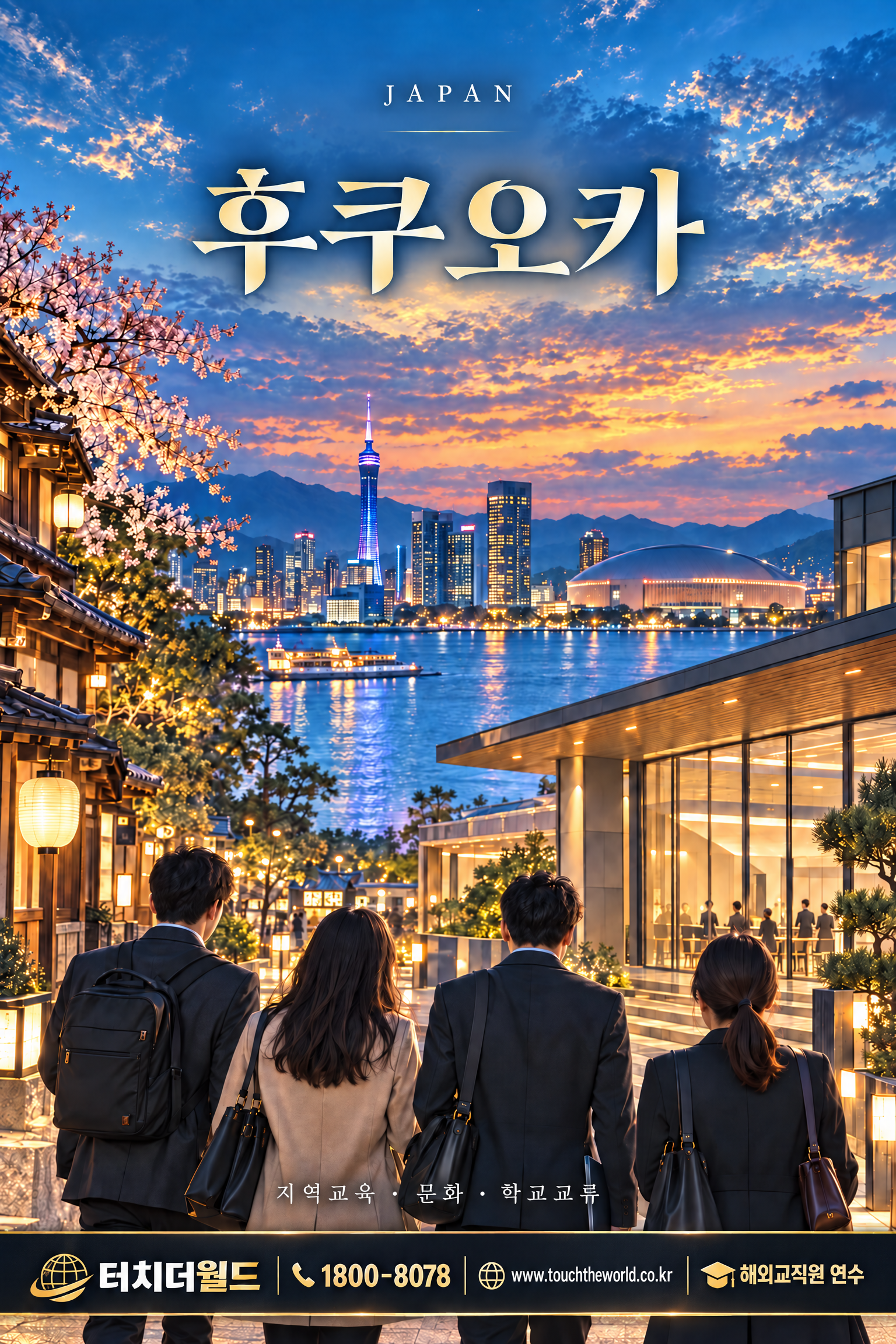 2026/27 제주도 비용으로 떠나는 해외 교직원 연수 — 히로시마·후쿠오카·칭다오 6/7
