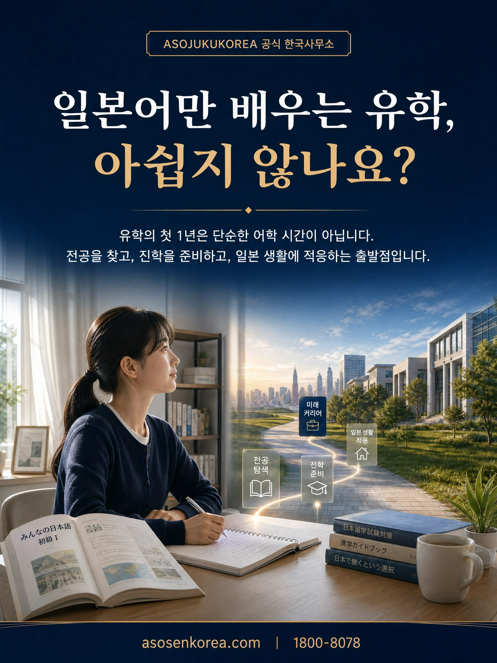 일본 유학의 첫 단추, 아소전문학교그룹 일본어과에서 시작하세요 2/8