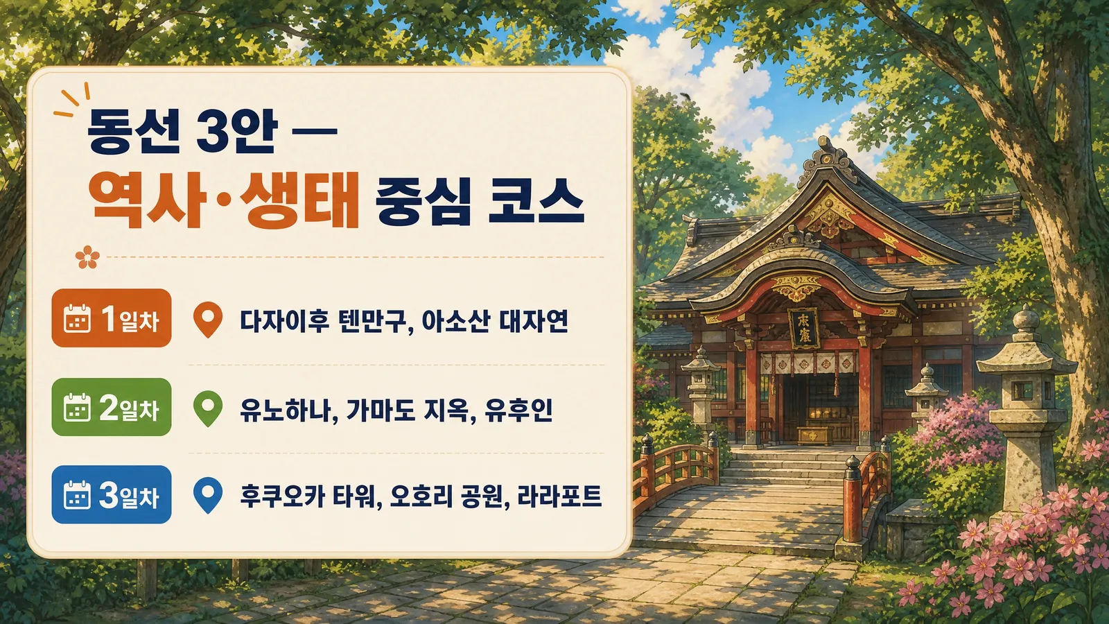 일본 규슈 교육여행 — 역사·문화·자연을 한 번에 6/10