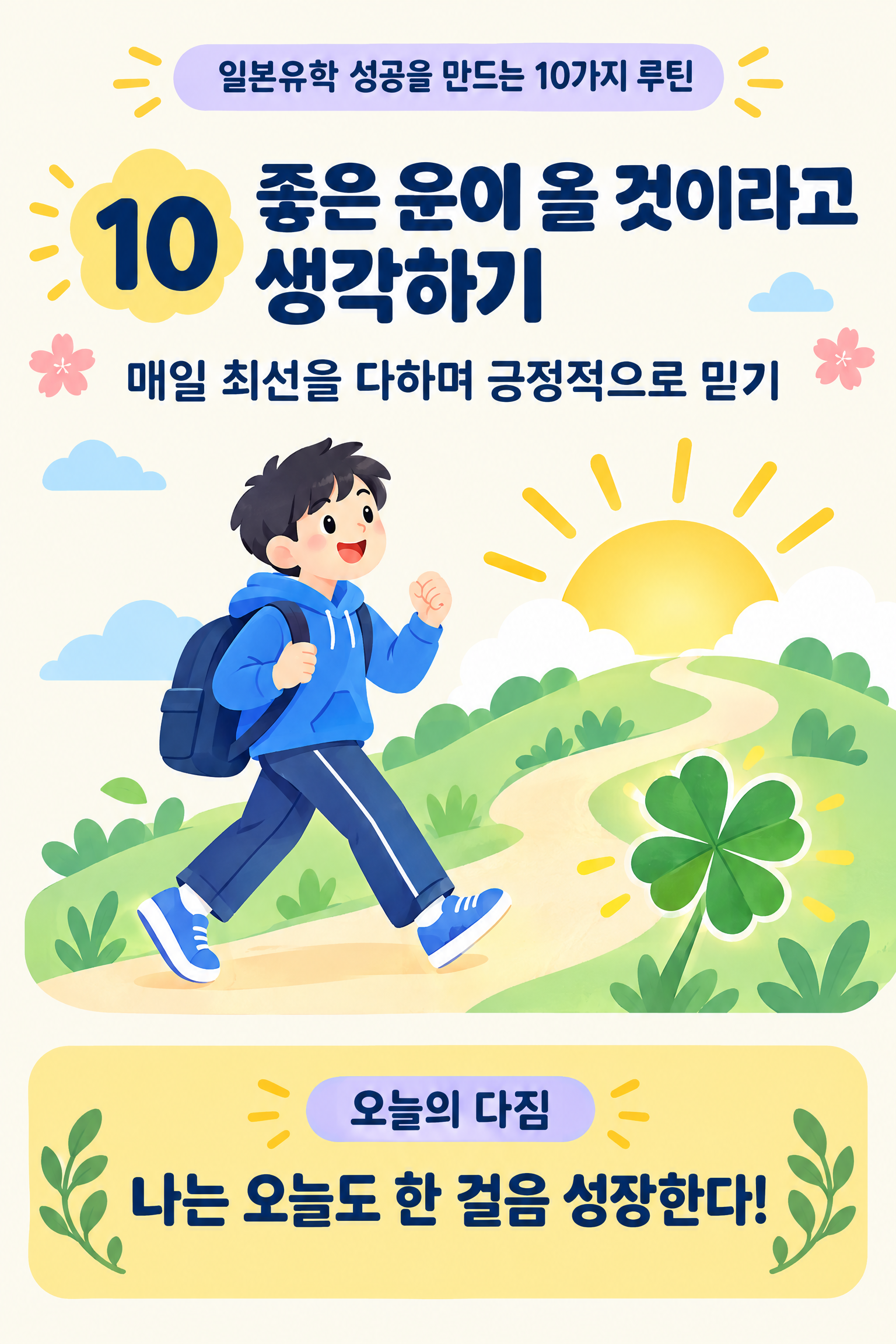 2026 일본 유학 성공 루틴 — 작은 습관이 큰 성장을 만듭니다 11/11