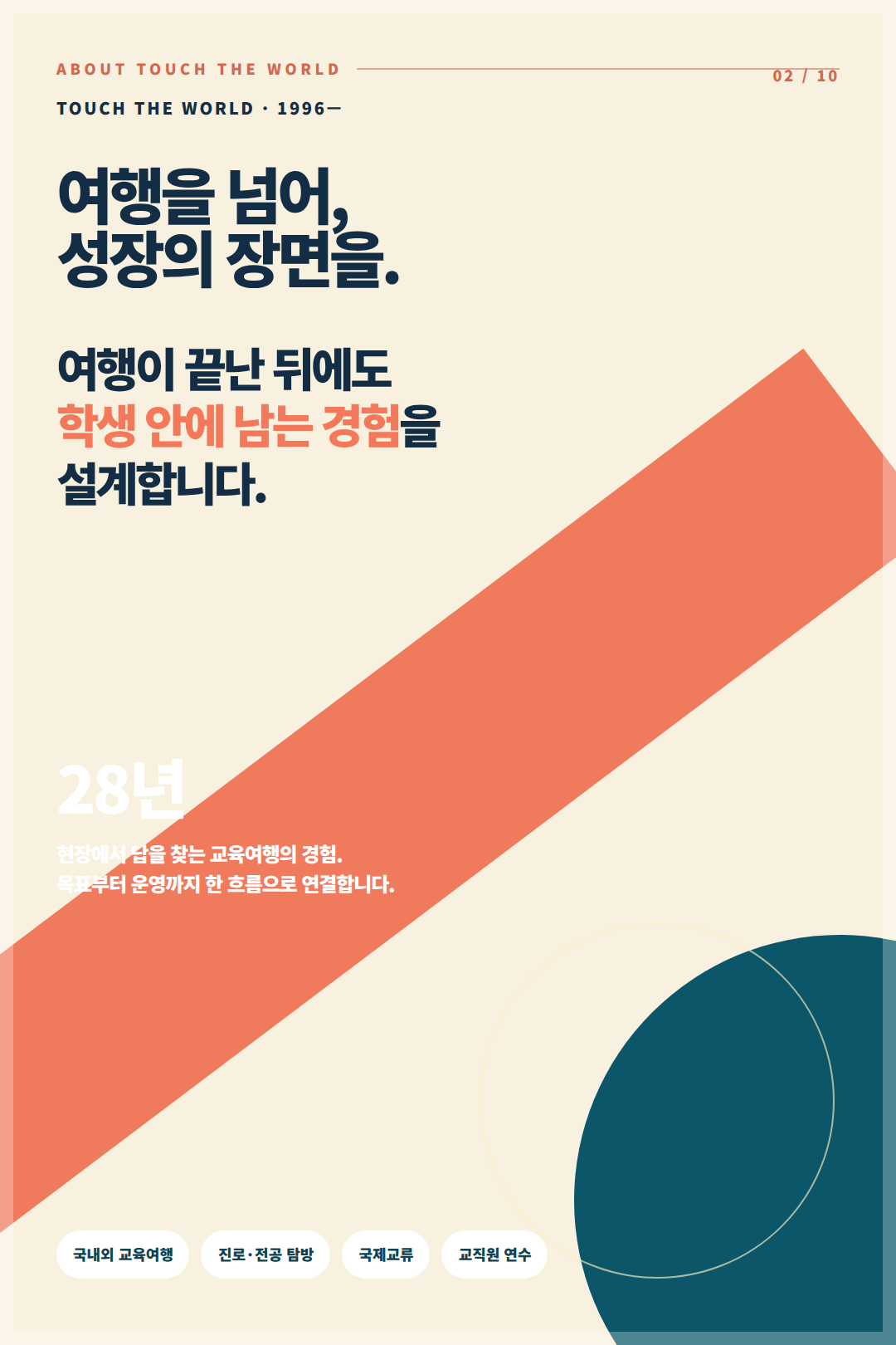 터치더월드 교육여행 소개 — 배움이 세상으로 2/10