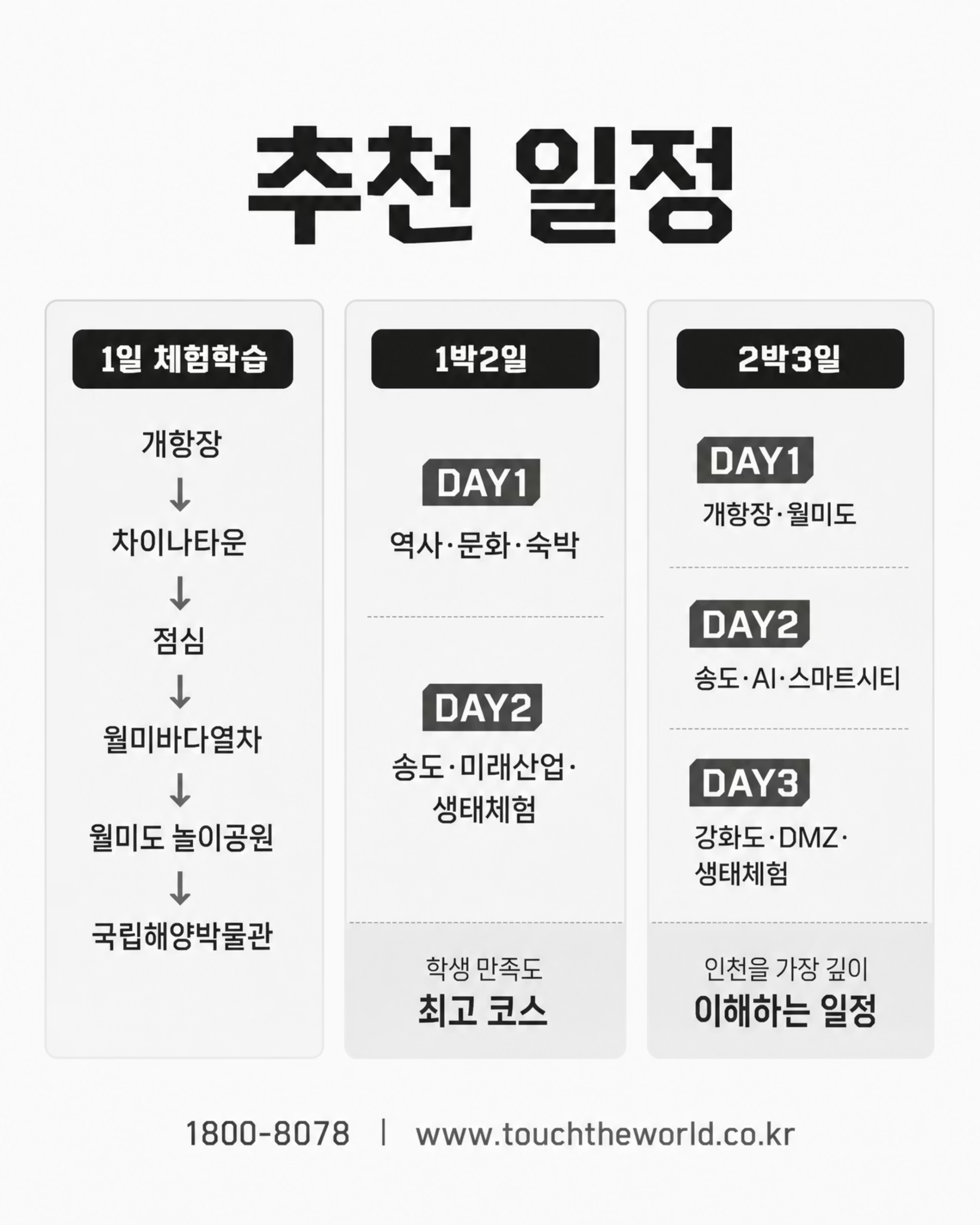 교육여행은 인천이다! — 2026/27 인천광역시 학생 교육여행 7/10