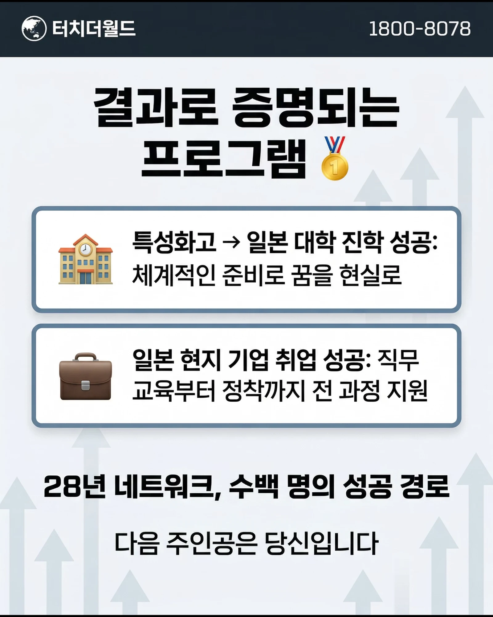 터치더월드 해외취업·유학 프로그램 8/10