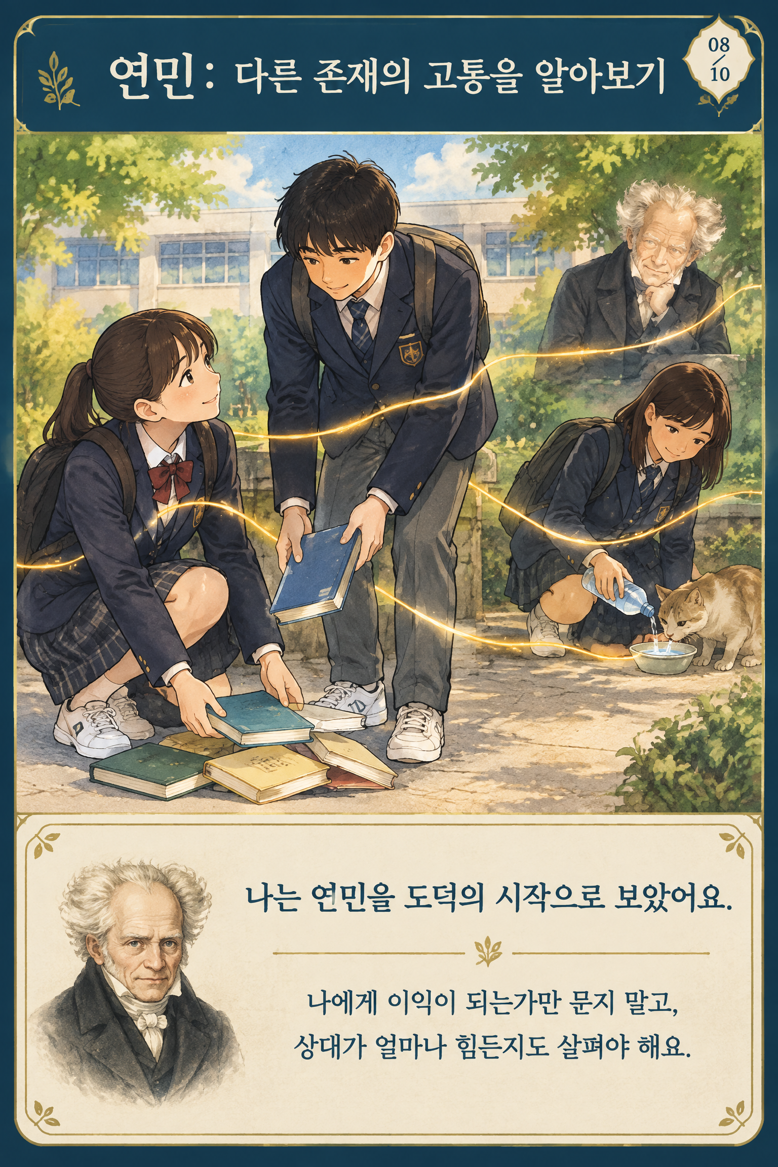 중3 학생을 위한 쇼펜하우어 자서전 — 내 삶과 생각을 내가 직접 들려준다면 8/10