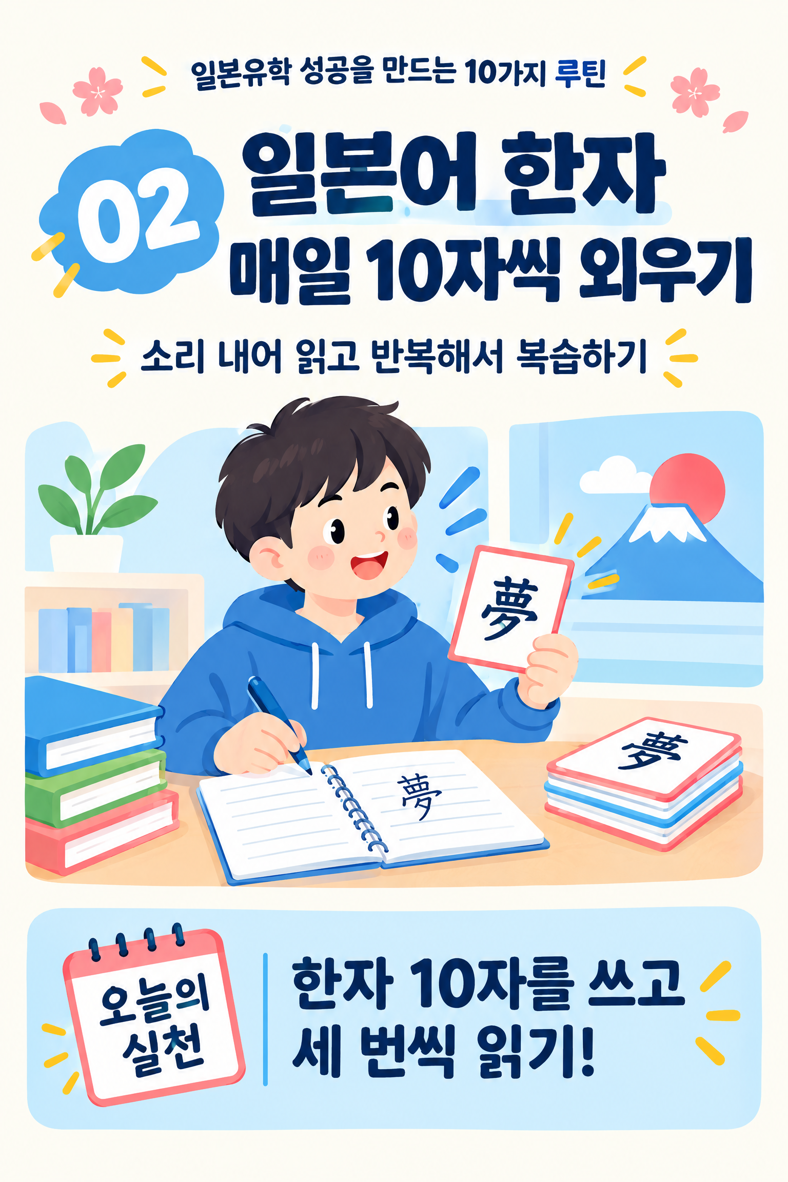 2026 일본 유학 성공 루틴 — 작은 습관이 큰 성장을 만듭니다 3/11