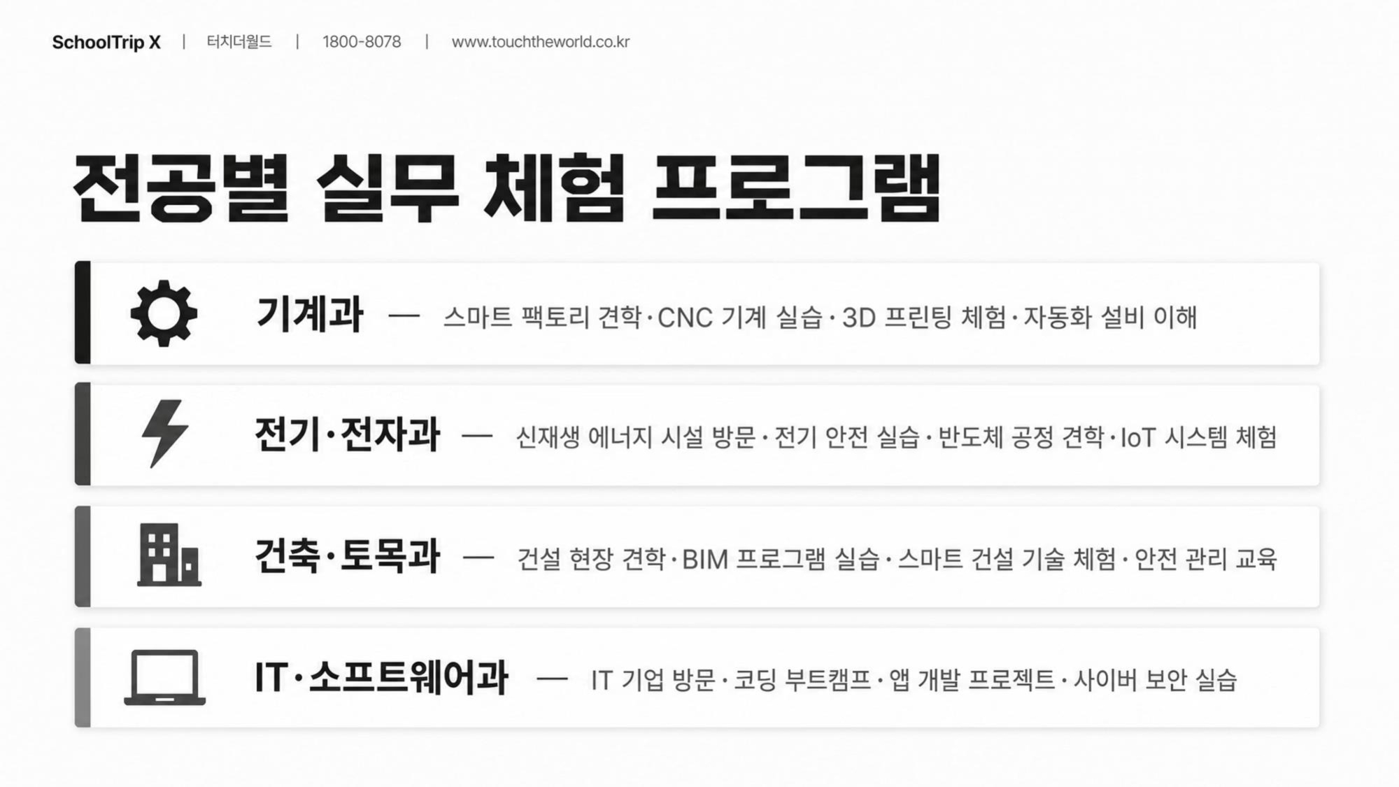 학교는 안심하고, 학생은 성장하는 — 2026-27 특성화고 미래형 교육여행 완전가이드 20/20
