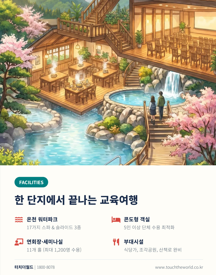 2026 충남 스플라스 리솜 — 수학여행 2박3일·교사연수 1박2일 4/10