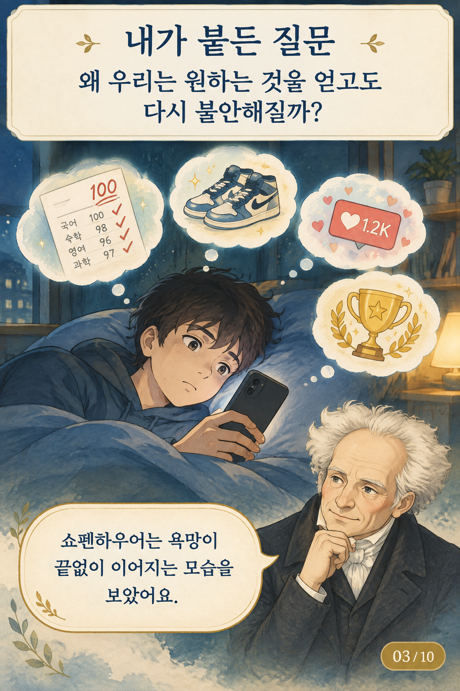 중3 학생을 위한 쇼펜하우어 자서전 — 내 삶과 생각을 내가 직접 들려준다면 3/10